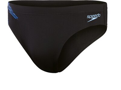 SPEEDO Badehose TECH PNL 7CM BRF AM BLACK/BLUE Schwarz