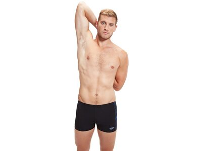 SPEEDO Badehose HYPERBOOM PNL ASHT AM BLACK/BLUE Blau