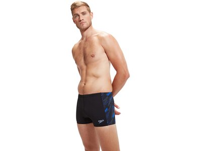 SPEEDO Badehose HYPERBOOM PNL ASHT AM BLACK/BLUE Blau