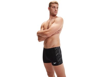 SPEEDO Badehose Mens HyperBoom Panel Aquashort Schwarz