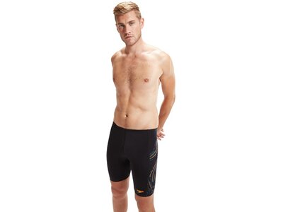 SPEEDO Badehose TECH PNL JAM AM BLACK/BLUE Schwarz