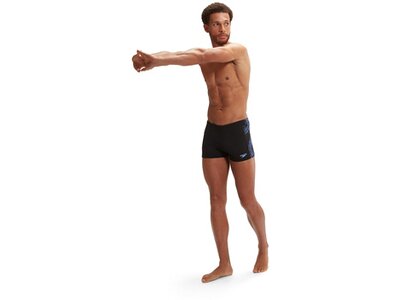 SPEEDO Badehose Mens Tech Panel Aquashort Schwarz