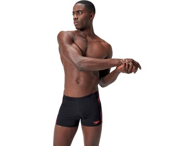 SPEEDO Badehose Mens Tech Panel Aquashort Schwarz