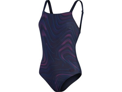 SPEEDO Damen Badeanzug SPDSCU AMBERGLOW PT 1PC AF BLU Blau