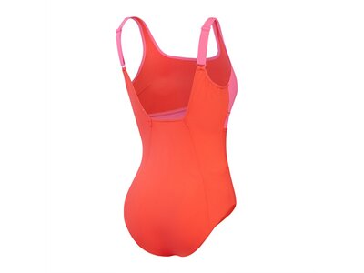 SPEEDO Damen Schwimmanzug SPDSCU CNTR ECLIPSE 1PC AF RED/PINK Rot