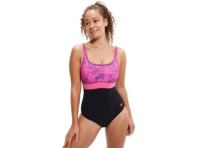 SPEEDO Damen Schwimmanzug SPDSCU CNTR ECLPS PT 1PC AF BL Pink