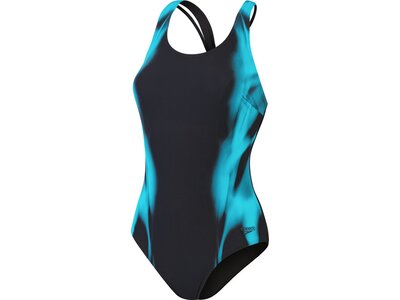 SPEEDO Damen Badeanzug SPDSCU CALYPSO PT 1PC AF BLACK/BLUE Blau