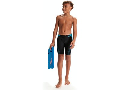 SPEEDO Kinder Badehose HYPERBOOM SPL JAM JM BLACK/BLUE Schwarz