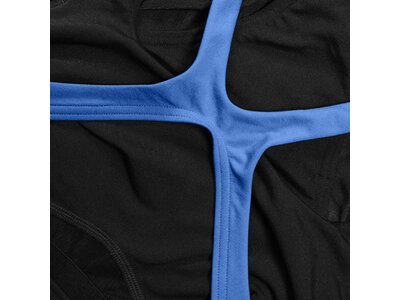 SPEEDO Damen Schwimmanzug SUPPORT BANDED 1PCE AF BLACK/BLUE Schwarz