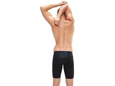 SPEEDO Badehose END+ MAX COMPRESS JAM AM BLACK/BLUE Schwarz