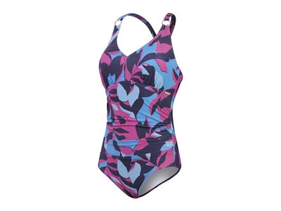 SPEEDO Damen Schwimmanzug SPDSCU VNCK PRNT 1PC AF BLUE/PINK Blau