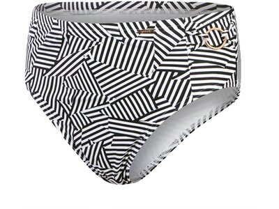 SPEEDO Damen Bikinihose SPDSCU PRNT AW BRIEF AF BLACK/WHITE Schwarz