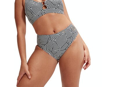 SPEEDO Damen Bikinihose SPDSCU PRNT AW BRIEF AF BLACK/WHITE Schwarz