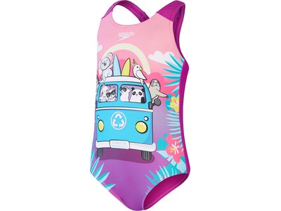 SPEEDO Kinder Badeanzug DIGI PLMT ALV 1PC IF PURPLE/BLUE Blau