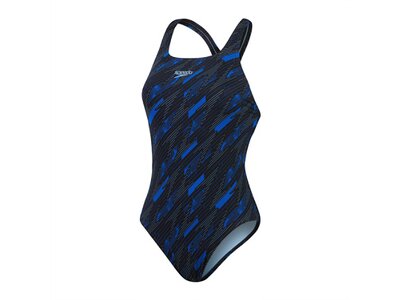 SPEEDO Damen Schwimmanzug Womens HyperBoom Allover Medalist Blau