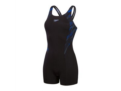 SPEEDO Damen Schwimmanzug Womens HyperBoom Splice Legsuit Blau