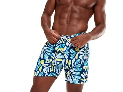 SPEEDO Badehose PRINT LEIS 16 WSHT BLUE/GREEN Blau