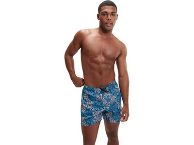 SPEEDO Badehose PRT/CHK LEIS 16" WSHT V2 AM BLUE/BLUE Blau