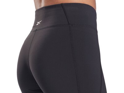 REEBOK Damen Caprihose TS LUX 3/4 TIGHT Schwarz