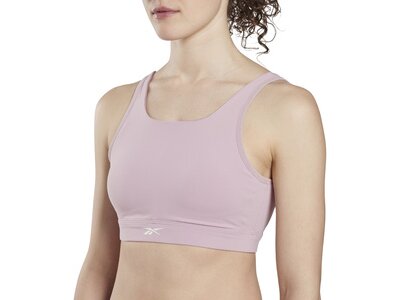 REEBOK Damen BH Yoga Bra Top Rot