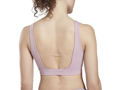 REEBOK Damen BH Yoga Bra Top Rot