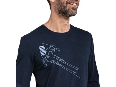 SCHÖFFEL Herren Rolli Longsleeve Hasliberg M Blau