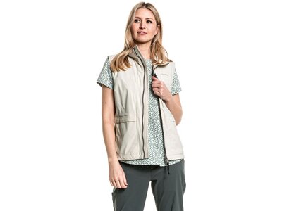 SCHÖFFEL Damen Weste Vest Amman L Braun