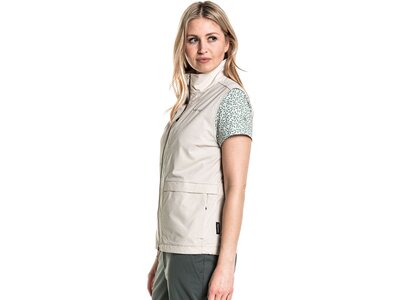 SCHÖFFEL Damen Weste Vest Amman L Braun