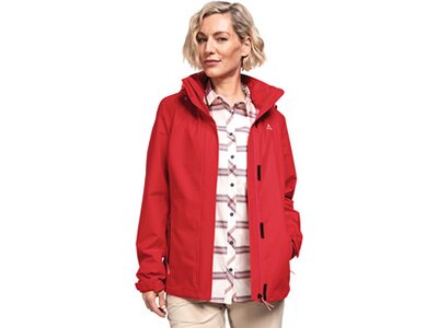 SCHÖFFEL Damen Jacke Gmund L Rot