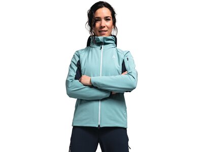 SCHÖFFEL Damen Schlupfjacke Softshell Jacket Kals L Grün