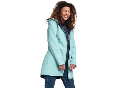 SCHÖFFEL Damen Schlupfjacke Softshell Coat Essex L Grün