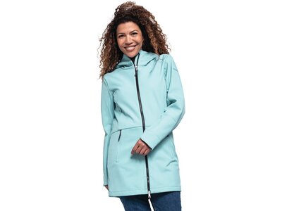 SCHÖFFEL Damen Schlupfjacke Softshell Coat Essex L Grün