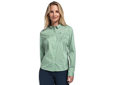 SCHÖFFEL Damen Bluse Blouse Burgspitz SH L Grün