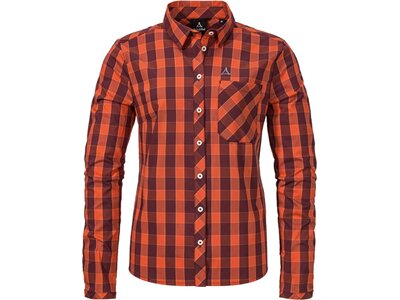 SCHÖFFEL Damen Bluse Blouse Silba L Braun