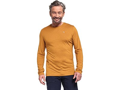 SCHÖFFEL Herren Langarmshirt Laubbichel M Orange