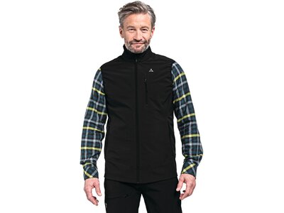 SCHÖFFEL Herren Schlupfjacke Softshell Vest Martinau M Schwarz