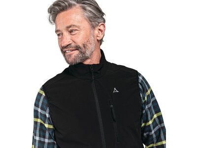 SCHÖFFEL Herren Schlupfjacke Softshell Vest Martinau M Schwarz