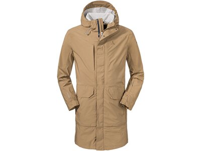 SCHÖFFEL Herren Mantel Parka Sardegna M Braun