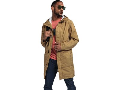 SCHÖFFEL Herren Mantel Parka Sardegna M Braun