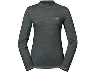 SCHÖFFEL Damen Unterhemd Merino Turtle Neck L Schwarz
