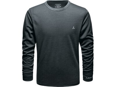 SCHÖFFEL Herren Underwear Shirt Merino Sport Shirt 1/1 Arm M Schwarz
