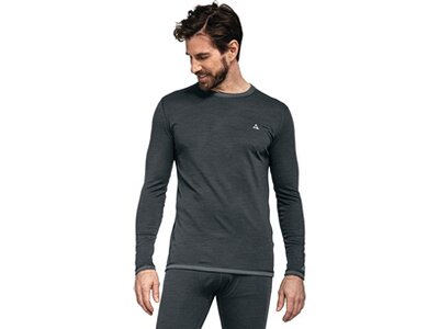 SCHÖFFEL Herren Underwear Shirt Merino Sport Shirt 1/1 Arm M Schwarz