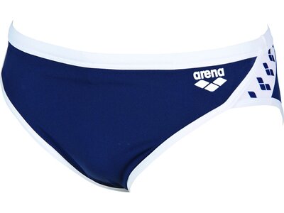 arena Icons Herren Slip Badehose Team Stripe Blau