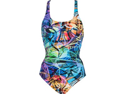 ARENA Damen Badeanzug HINA CRADLE BACK ONE PIECE C-CUP Grau