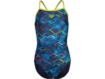 ARENA Kinder Schwimmanzug GIRL'S DALY SWIMSUIT LIGHT DROP BACK Blau