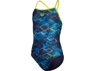 ARENA Kinder Schwimmanzug GIRL'S DALY SWIMSUIT LIGHT DROP BACK Blau