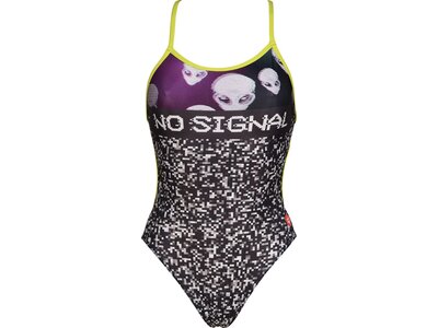 ARENA Damen Schwimmanzug WOMEN'S CRAZY SWIMSUIT LACE B Bunt