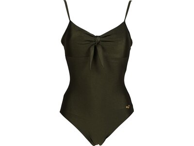 ARENA Damen Badeanzug WOMEN'S SWIMSUIT U BACK SOLID Grün