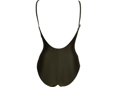 ARENA Damen Badeanzug WOMEN'S SWIMSUIT U BACK SOLID Grün