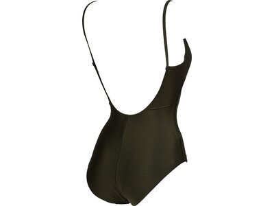 ARENA Damen Badeanzug WOMEN'S SWIMSUIT U BACK SOLID Grün